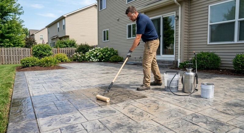 Concrete Patio Sealing in Tacoma, WA